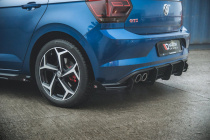 VW Polo GTI 2017+ Racing Diffuser + Addon Splitters V.1 Maxton Design
